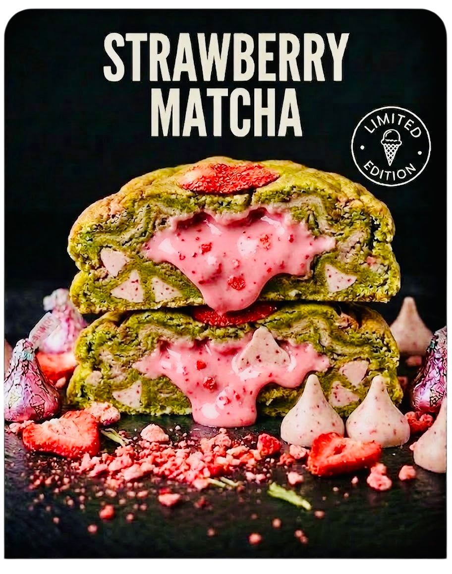 Strawberry Matcha - Cookie Jar