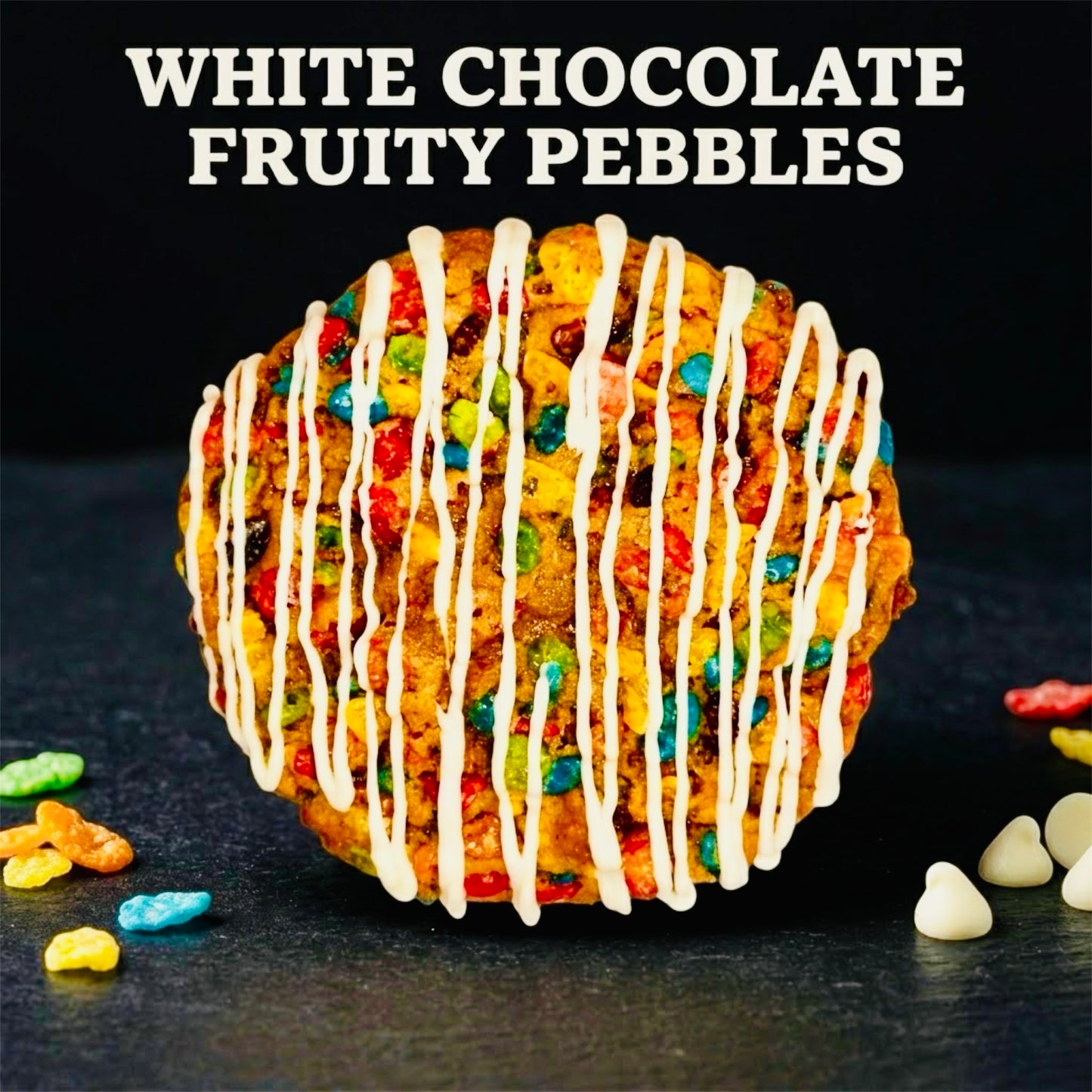White Chocolate Fruity Pebbles - Cookie Jar